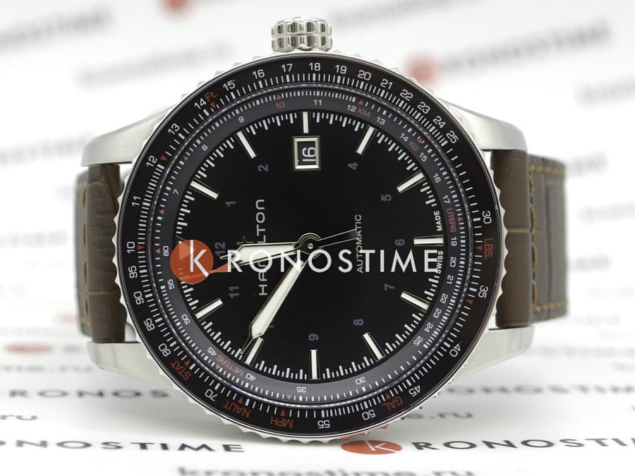 Часы Hamilton Khaki Aviation Converter H76615530 — механические, металл сталь