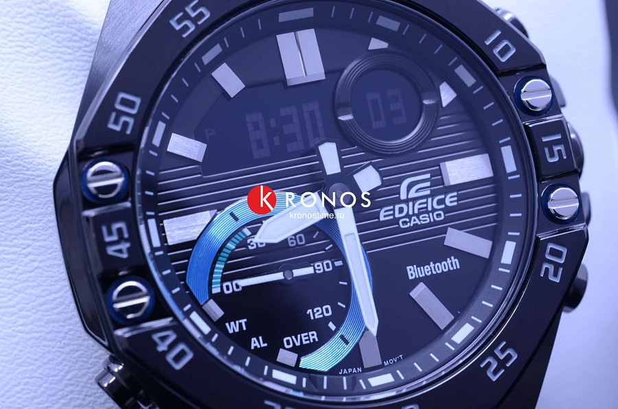 Часы Casio Edifice ECB-10PB-1ADF (ECB-10PB-1AEF) — мужские, полимер