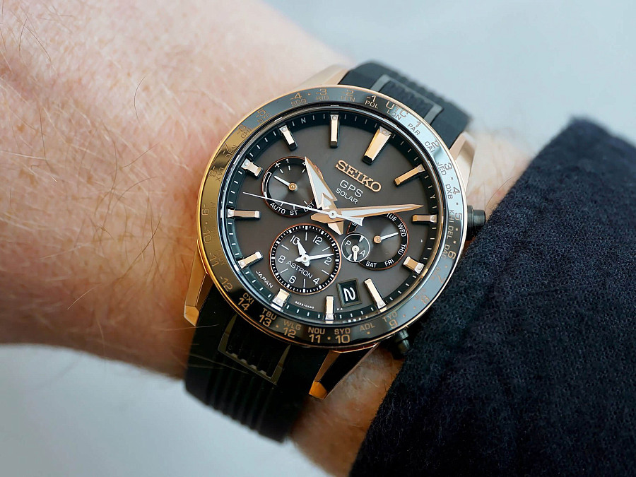 Часы Seiko Astron GPS Solar SSH006J1 — Япония, кварцевые