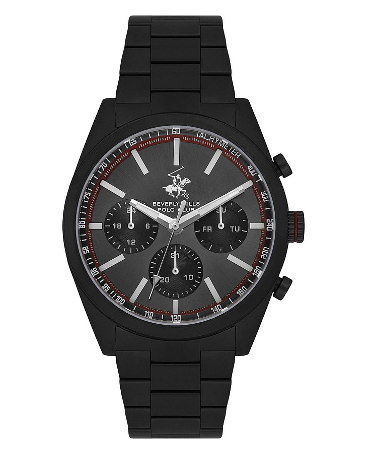Часы Beverly Hills Polo Club Quartz BP3618X.650 — мужские, черный