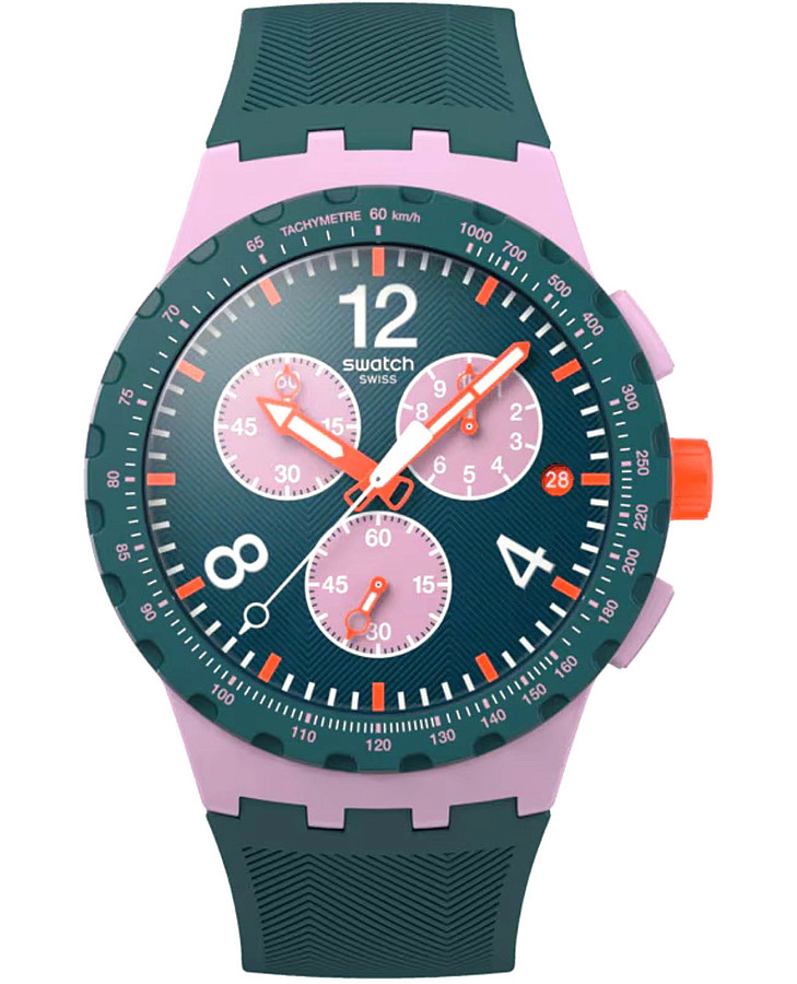 Часы Swatch Moment Of Rose SUSP400 — мужские, зеленый