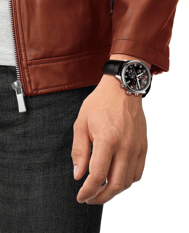 Часы Tissot Chrono XL Classic T116.617.16.297.00 — кварцевые, сталь металл