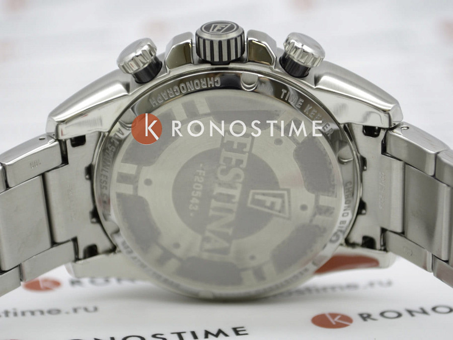 Часы Festina Chrono Bike F20543/3 — зеленый, сталь металл