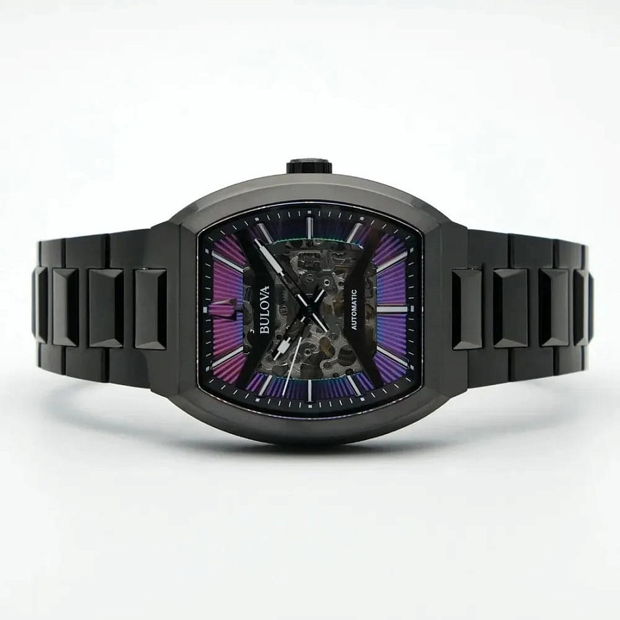 Часы Bulova Maquina 98A320 — механические, металл сталь