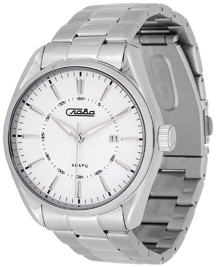 Часы Слава Традиция 4441037/100-2115 — мужские, белый