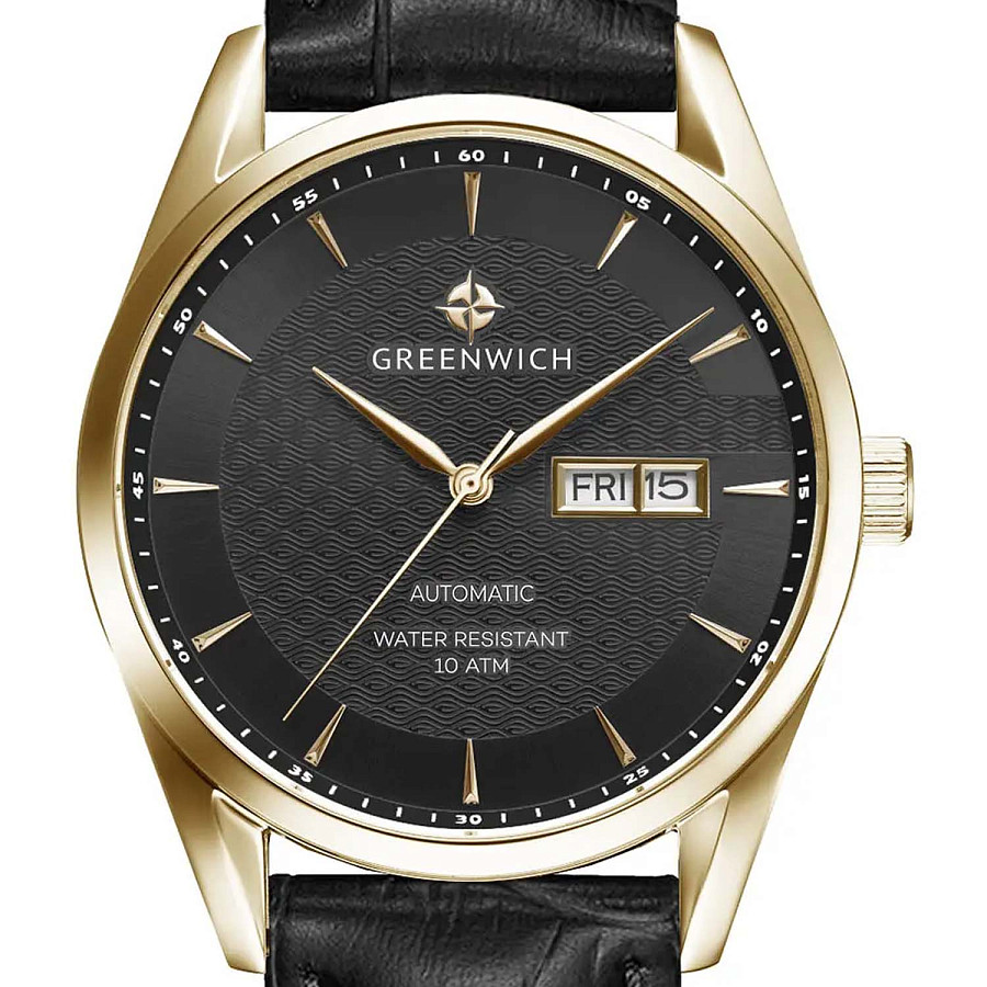 Часы Greenwich Good Luck Classic GW 074.21.31 — механические, металл сталь