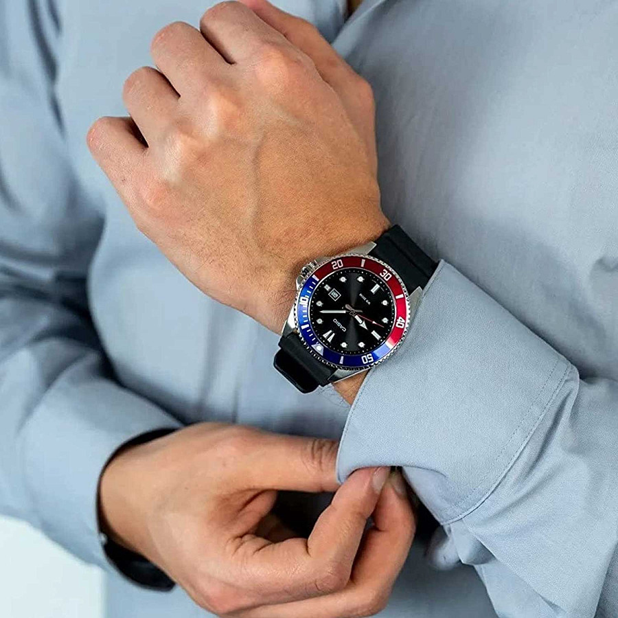 Часы Casio Collection MDV-10-1A2VDF (MDV-10-1A2) — кварцевые, сталь металл