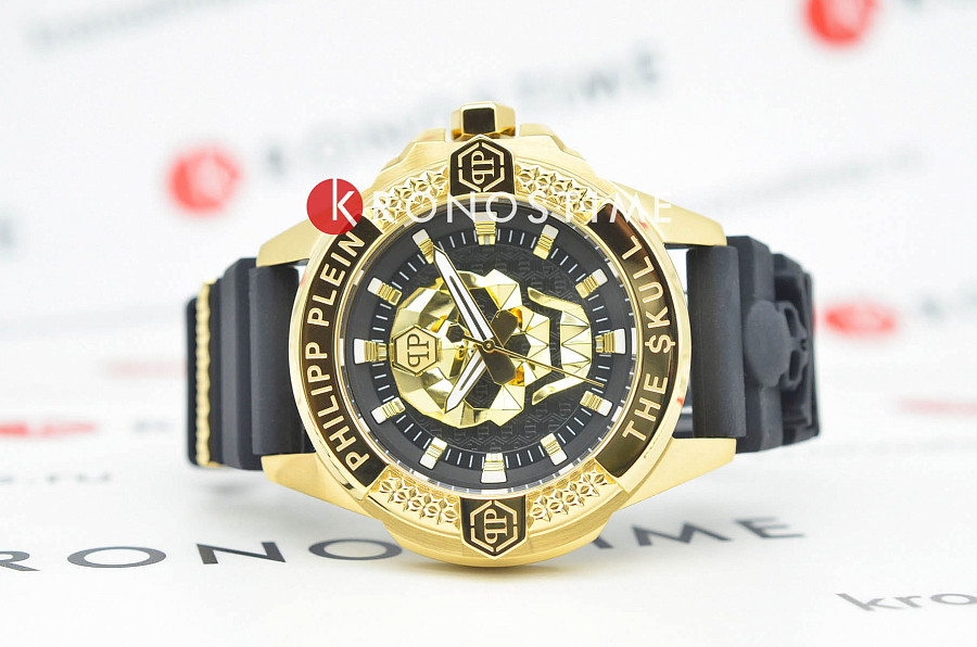Часы Philipp Plein The Skull PWAAA0221 — кварцевые, сталь металл
