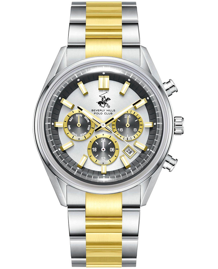 Часы Beverly Hills Polo Club BP3781X.230 — мужские, серебристый