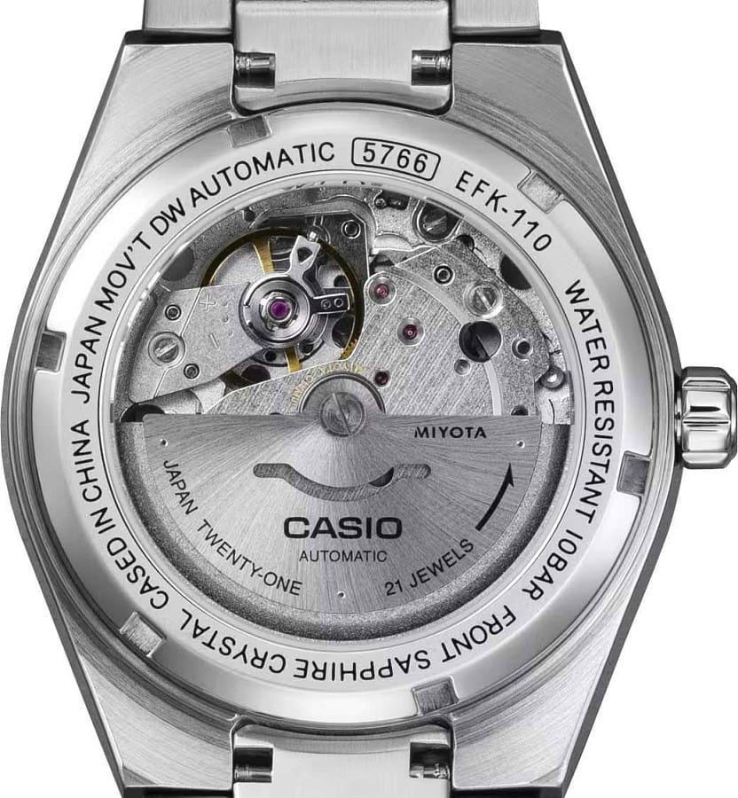 Часы Casio Edifice Automatic EFK-110D-7A — нержавеющая сталь, мужские