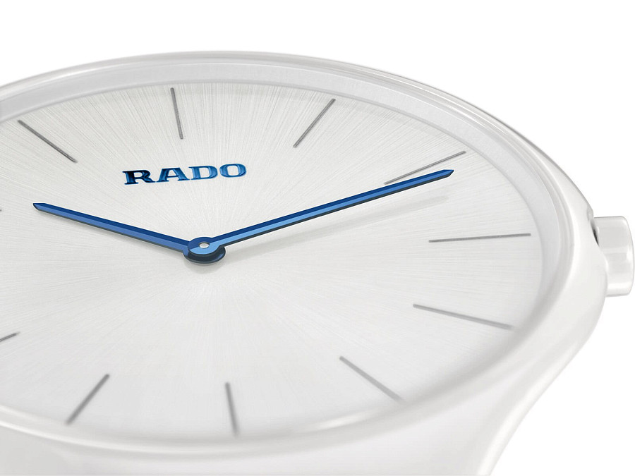 Часы Rado True Thinline R27957022 — черный, сталь металл керамика