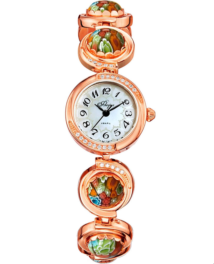 Часы УЧЗ Flora 1138B8B1-48 — женские, перламутровый