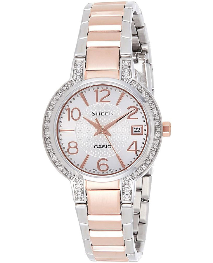 Часы Casio Sheen SHE-4804SG-7AUDR — женские, серебристый