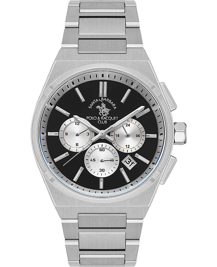Часы Santa Barbara Polo & Racquet Club Legend SB.1.10533-2 — мужские, черный