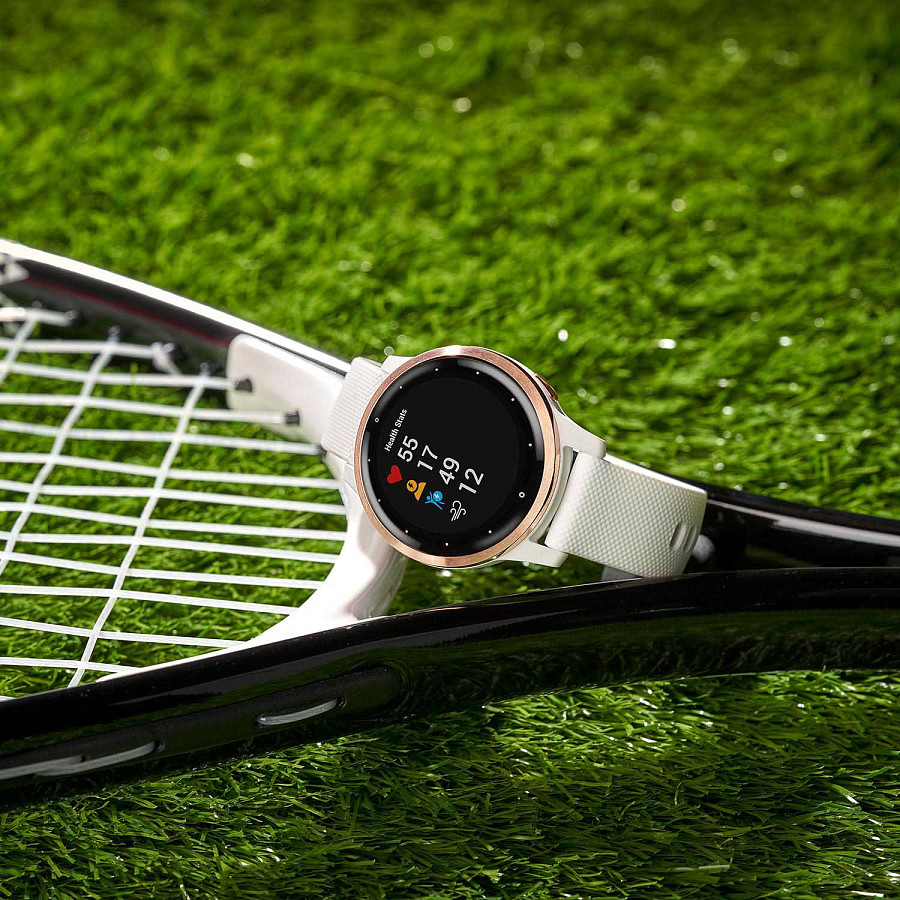 Часы Garmin Vivoactive 4S 010-02172-23 — электронные, пластик сталь