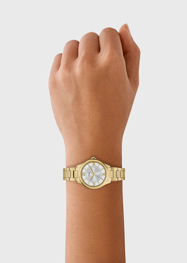 Часы Fossil Gilmore ES5421 — кварцевые, сталь металл