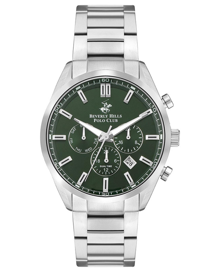 Часы Beverly Hills Polo Club BP3502X.370 — мужские, зеленый