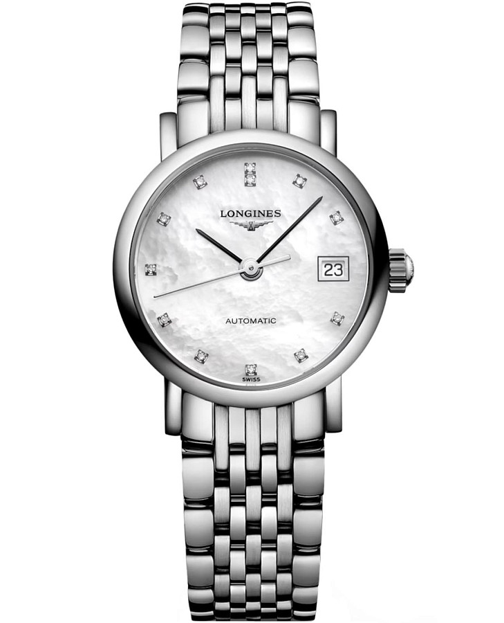 Часы Longines Elegant Collection L4.309.4.87.6 — мужские, перламутровый