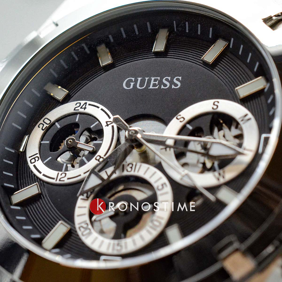 Часы Guess GW0260G1 — мужские, нержавеющая сталь