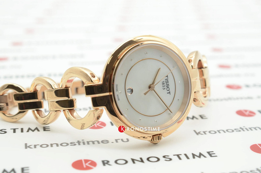 Часы Tissot Flamingo T094.210.33.116.01 — женские, сталь c pvd покрытием