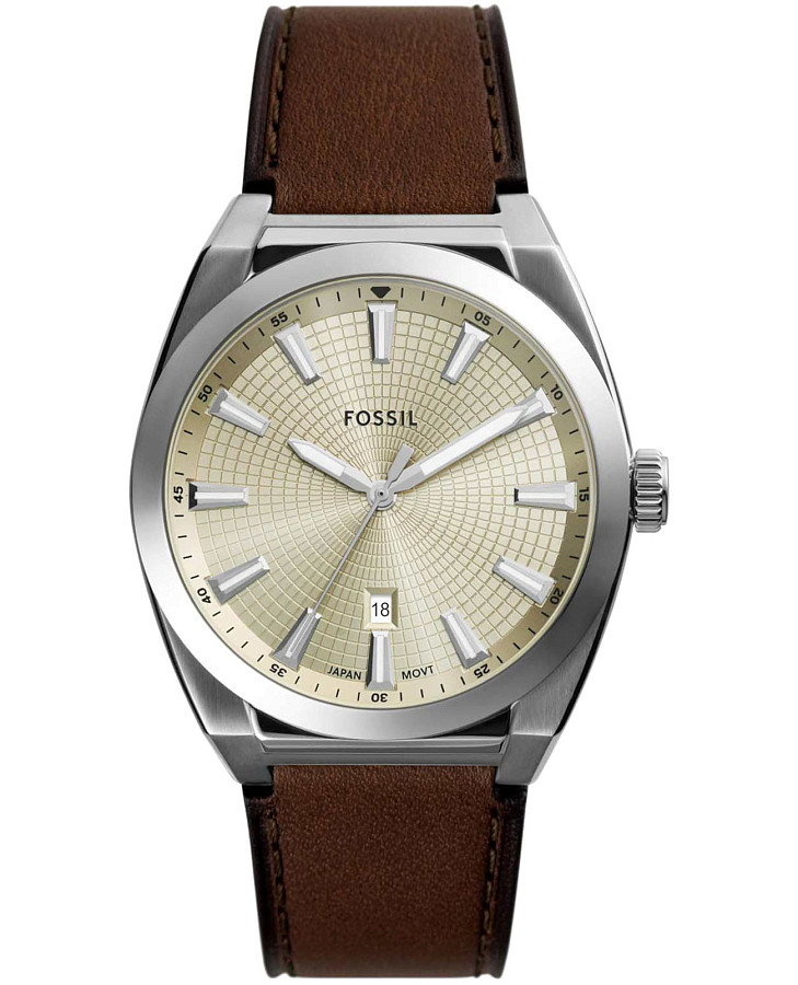 Часы Fossil Everett FS6071 — мужские, шампань