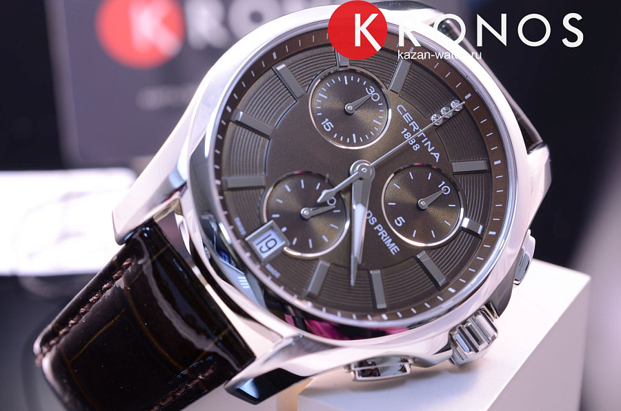 Часы Certina C004.217.16.296.00 — кварцевые, металл сталь