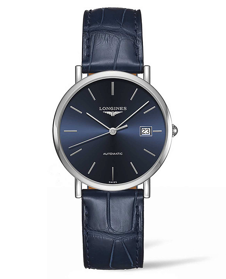 Часы Longines Elegant Collection L4.810.4.92.2 — мужские, синий