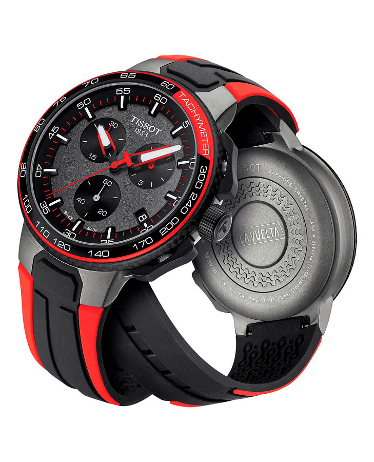 Часы Tissot T-Race Cycling Vuelta Edition T111.417.37.441.01 — кварцевые, Швейцария, мужские