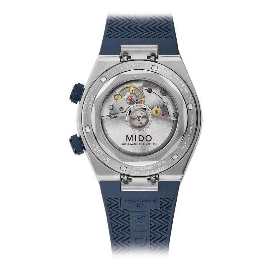 Часы Mido Multifort 8 Two Crowns M047.507.17.041.00 — механические, сталь металл