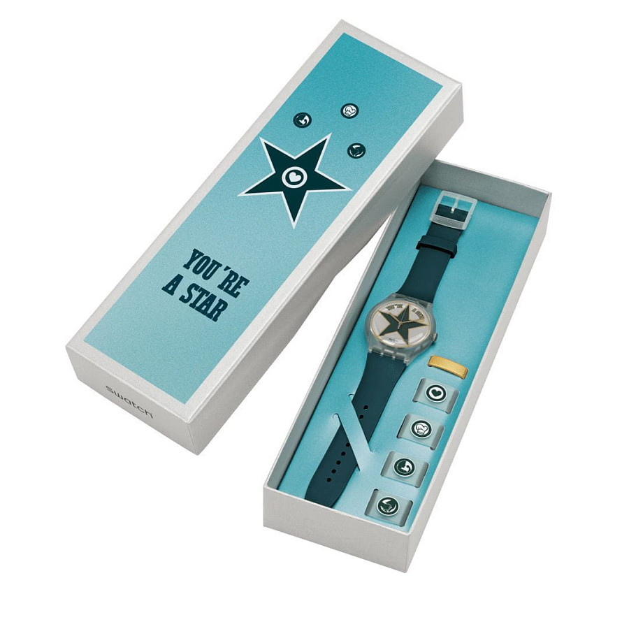 Часы Swatch New Gent Biosourced SO29Z119 — мужские, силикон