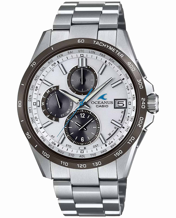 Часы Casio Oceanus OCW-T2600J-7A — мужские, серебристый