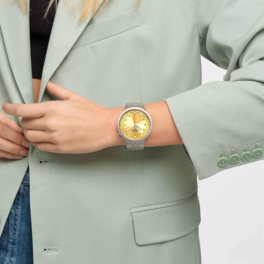 Часы Swatch Big Bold Irony Standard SB07S103G — металл сталь, Швейцария
