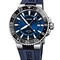 Швейцарские механические часы Oris Aquis Gmt Date 01 798 7754 4135-07 4 24 65EB
