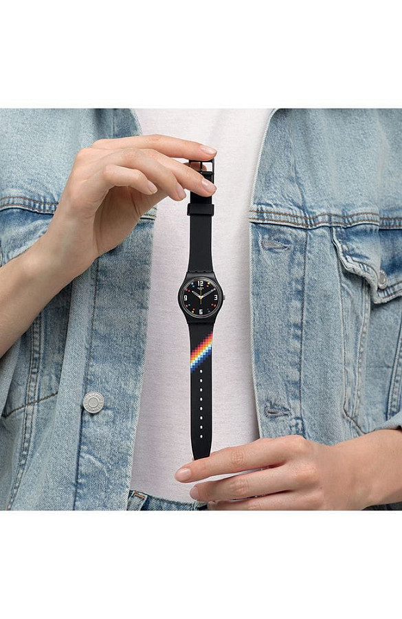 Часы Swatch Gent Biosourced Standard SO28B705 — пластик, Швейцария