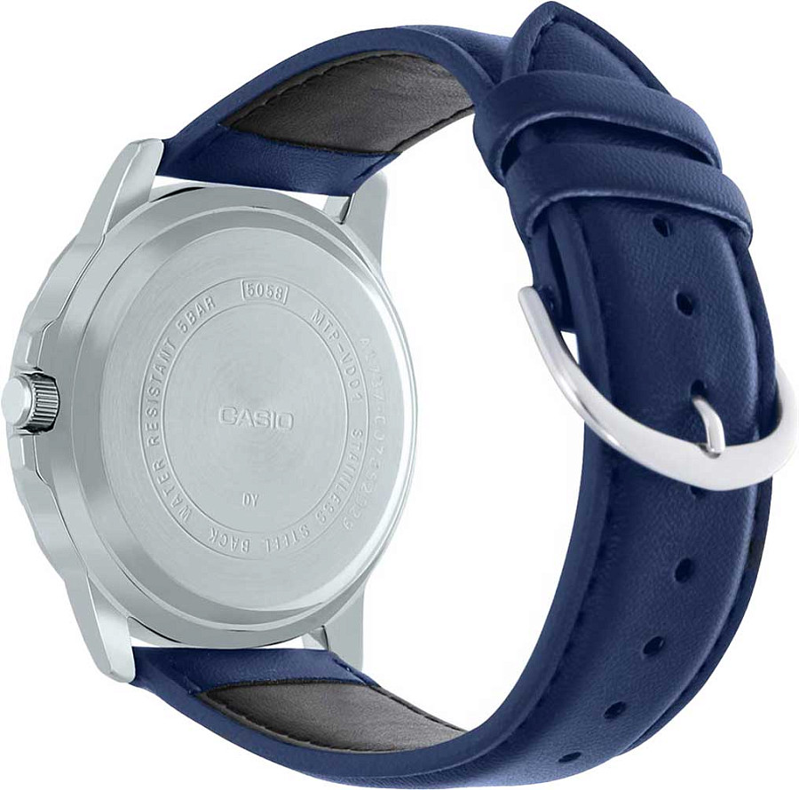 Часы Casio Collection MTP-VD01L-2BVUDF (MTP-VD01L-2B) — металл сталь, Япония