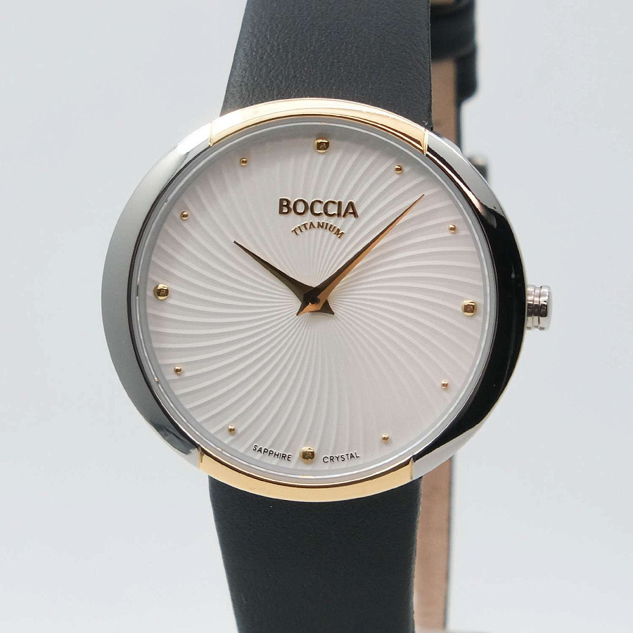 Часы Boccia Titanium 3364-03 — кварцевые, титан