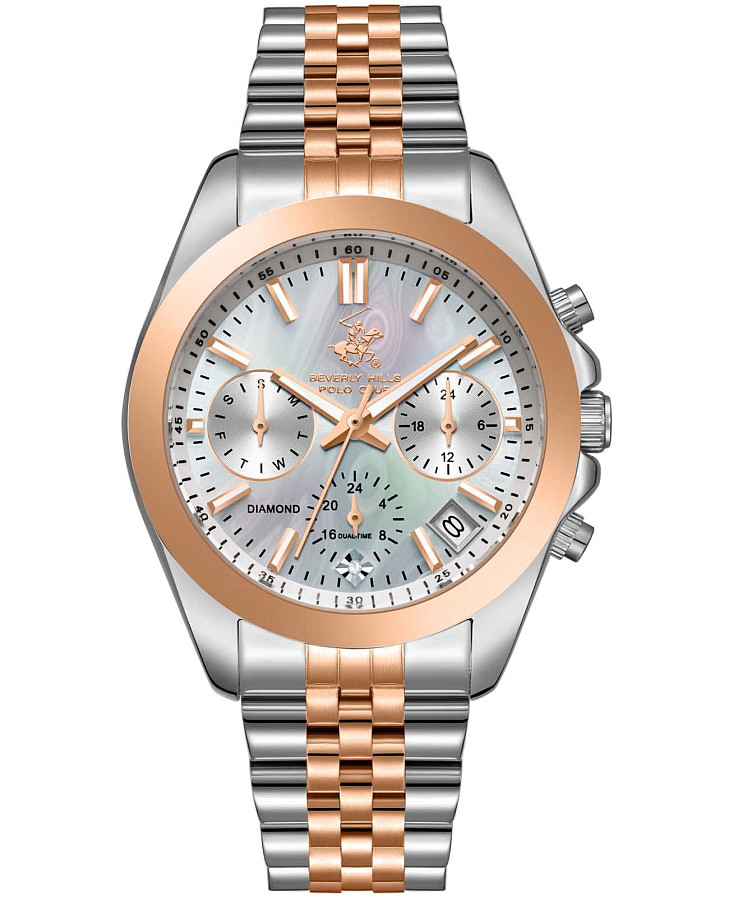 Часы Beverly Hills Polo Club BP3656C.520 — женские, перламутровый