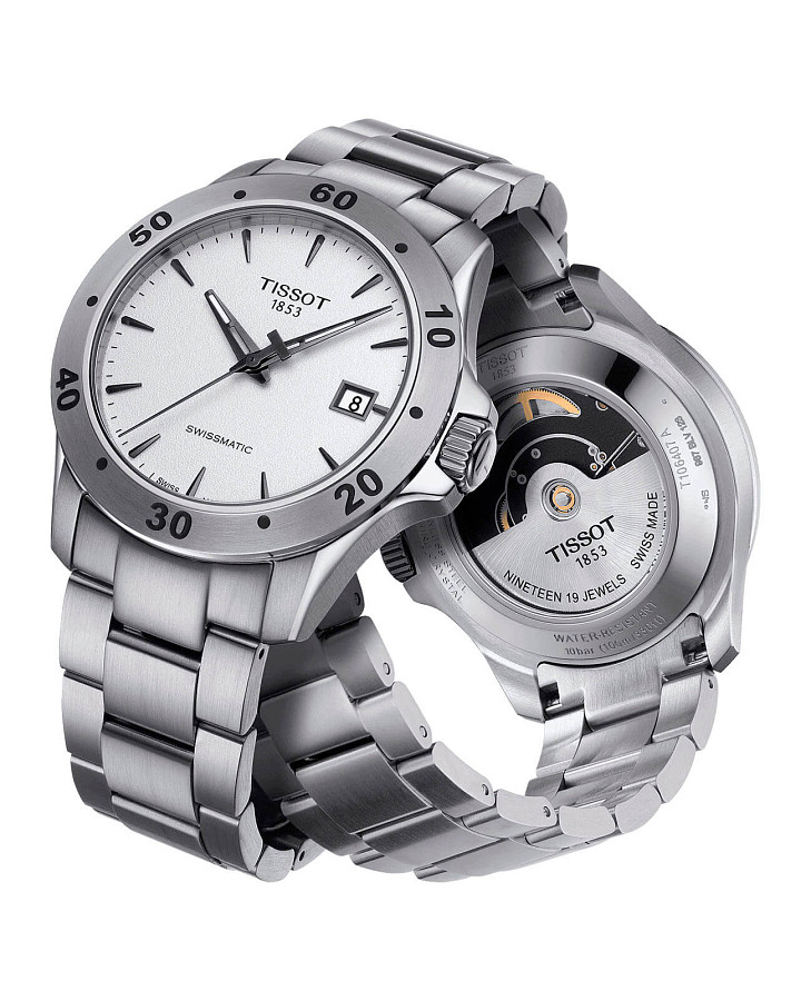 Часы Tissot V8 Swissmatic T106.407.11.031.01 — артикул T1064071103101