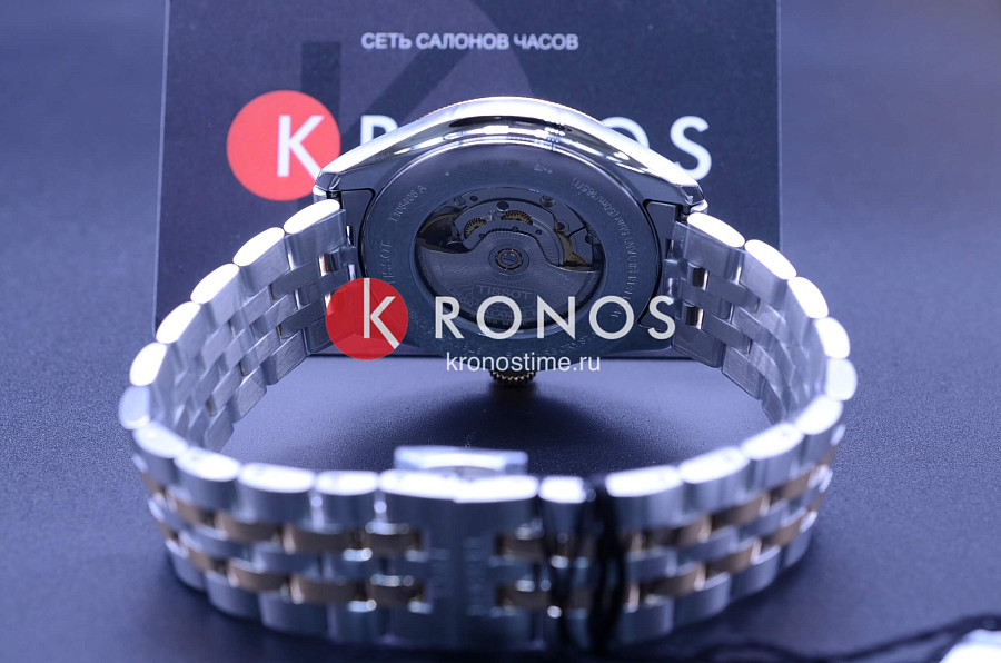 Часы Tissot Ballade Powermatic 80 COSC T108.408.22.037.01 — мужские, сталь c pvd покрытием