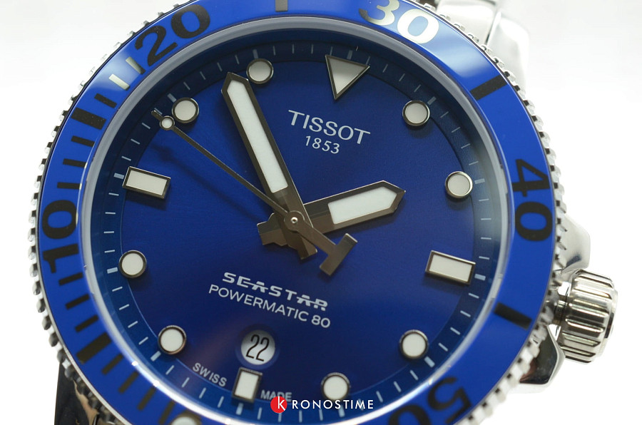 Часы Tissot Seastar 1000 Powermatic 80 T120.407.11.041.00 — Швейцария, механические
