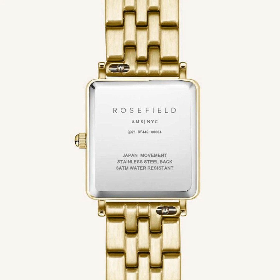 Часы Rosefield The Boxy XS QCGSG-Q048 — женские, золотистый