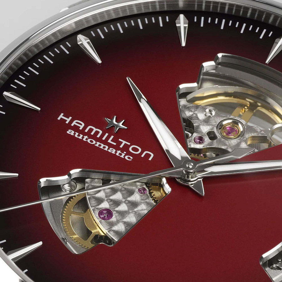 Часы Hamilton Jazzmaster Open Heart Auto H32675170 — красный, механические