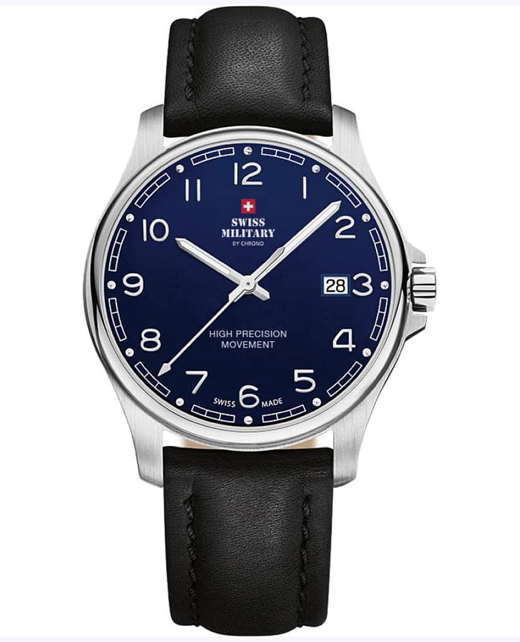 Часы Swiss Military by Chrono Сверхточные SM30200.26 — мужские, синий