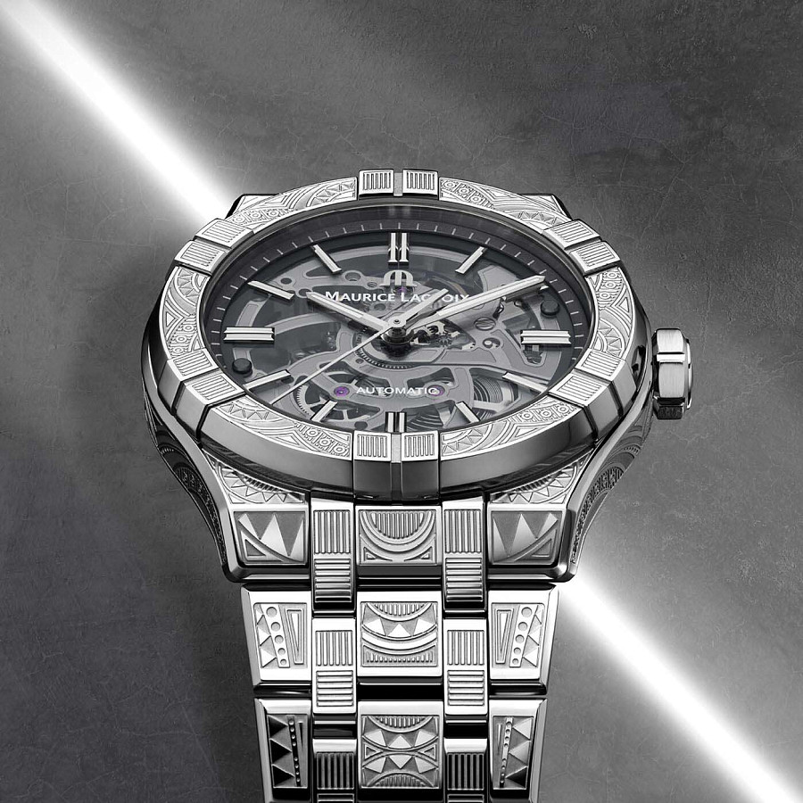 Часы Maurice Lacroix Aikon Urban Tribe Skeleton Limited Edition AI6007-SS009-030-1 — артикул AI6007-SS009-030-1