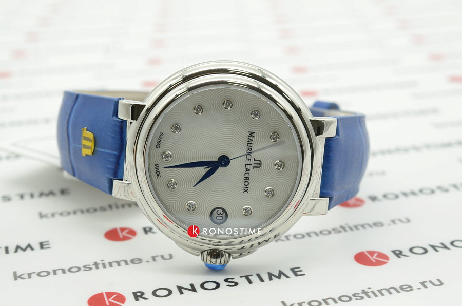 Часы Maurice Lacroix FIABA Date FA1007-SS001-170-1 — кожаный, женские
