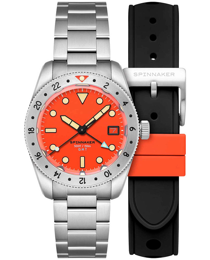 Часы Spinnaker Croft SP-5130-44 — мужские, оранжевый