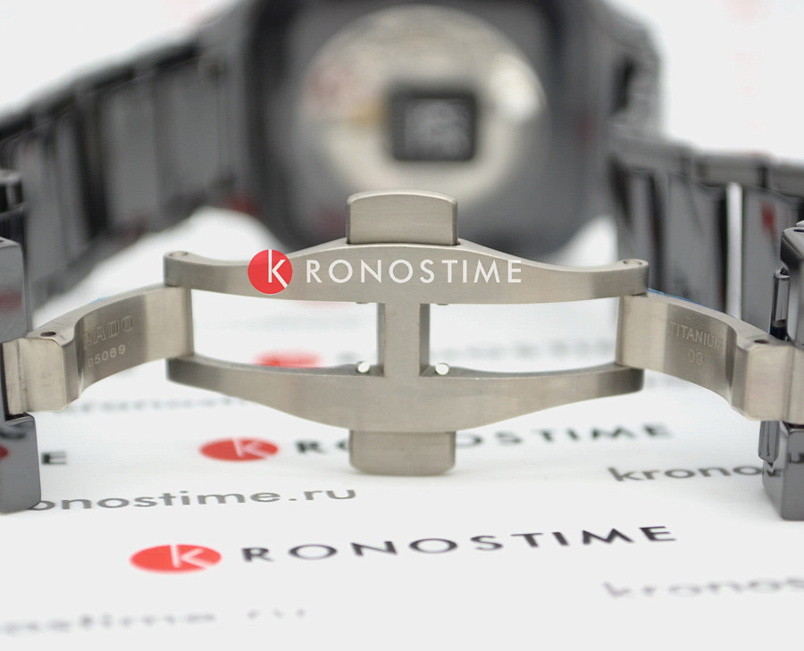 Часы Rado True Square Automatic Open Heart R27086152 — мужские, черный