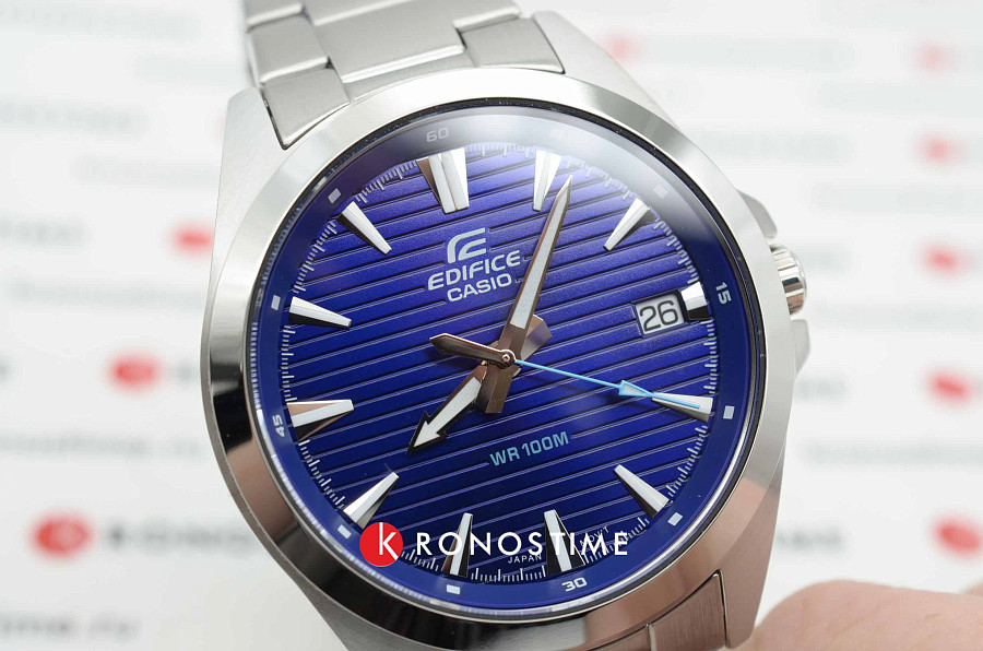Часы Casio Edifice EFV-140D-2AVUDF (EFV-140D-2A) — сталь металл, Япония