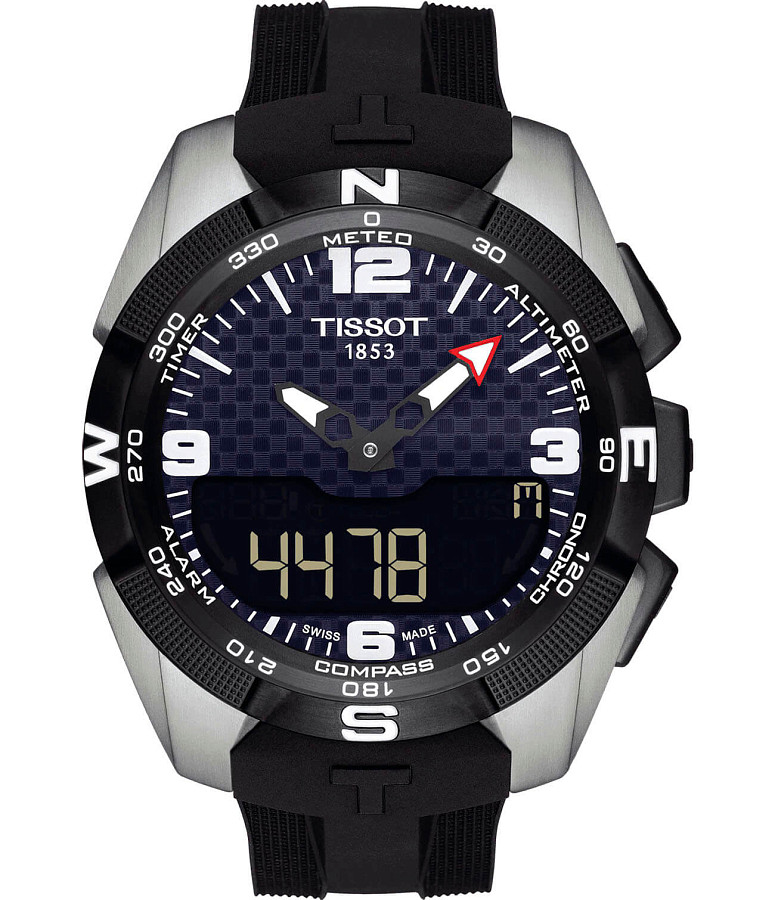 Часы Tissot T-Touch Exper Solar NBA Special Edition T091.420.47.207.01 — мужские, черный