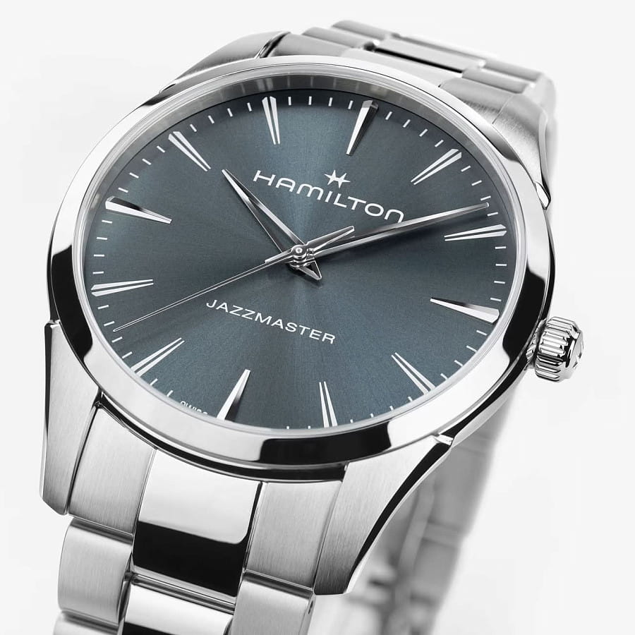 Часы Hamilton Jazzmaster Quartz 40mm H32461141 — кварцевые, сталь металл